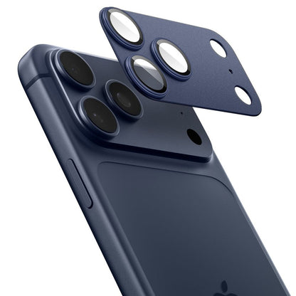 Pellicola Protettiva Posteriore Spigen GlastR EZ FIT Optik Pro XL per Apple iPhone 17 Pro, Vetro Temperato, Blu AGL10646