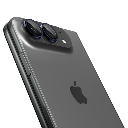 Pellicola protettiva per fotocamera posteriore Spigen GlastR EZ FIT Optik Pro per Apple iPhone Duo, vetro temperato, set da 2 pezzi, blu navy AGL12011