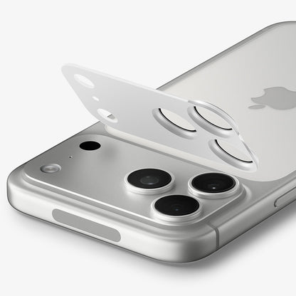 Pellicola protettiva per fotocamera posteriore Spigen GlastR EZ FIT Optik Pro XL per Apple iPhone 18 Pro Max, vetro temperato, argento AGL12042