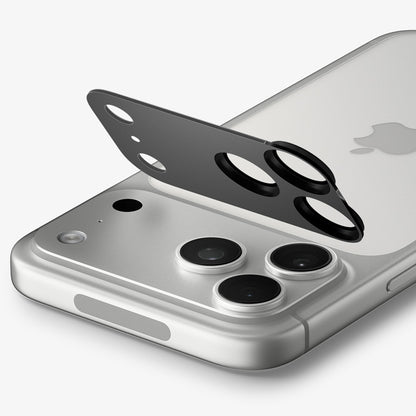 Pellicola protettiva per fotocamera posteriore Spigen GlastR EZ FIT Optik Pro XL per Apple iPhone 18 Pro, vetro temperato, grigio scuro AGL12035