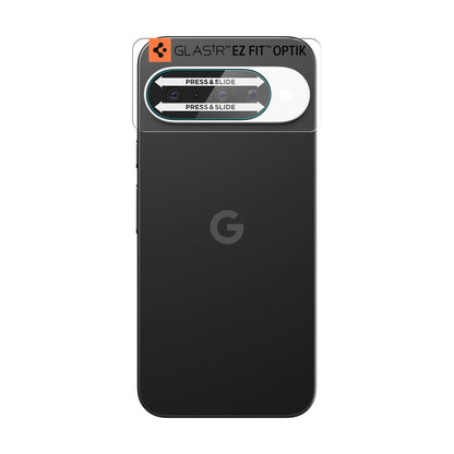 Pellicola protettiva per fotocamera posteriore Spigen GlastR Optik per Google Pixel 10, vetro temperato, set da 2 pezzi, trasparente AGL09661