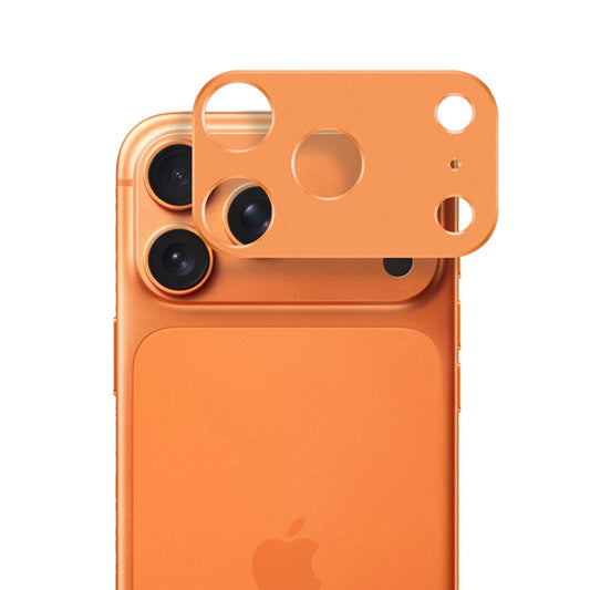 Pellicola protettiva per fotocamera posteriore Techsuit per Apple iPhone 17 Pro, vetro temperato, arancione