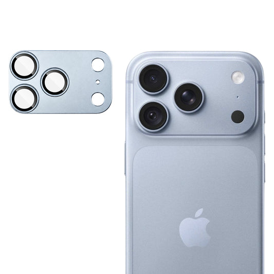 Pellicola protettiva per fotocamera posteriore Techsuit per Apple iPhone 18 Pro Max, vetro temperato, blu chiaro