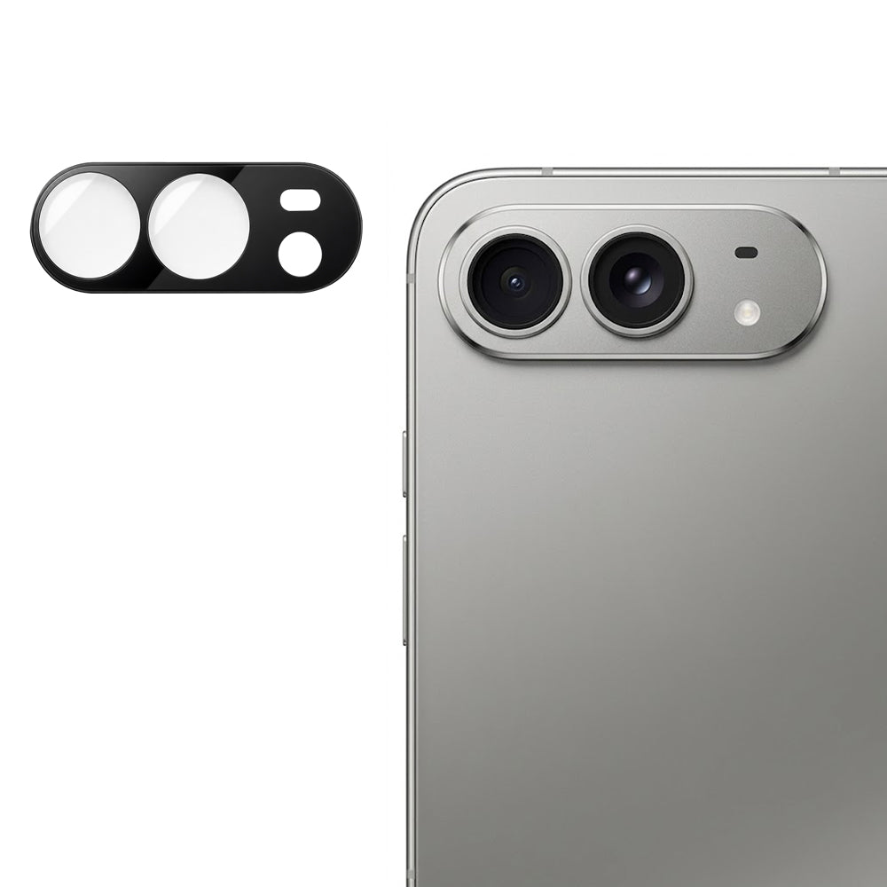 Techsuit Rear Camera Protective Film for Apple iPhone Ultra, Tempered Glass, Black