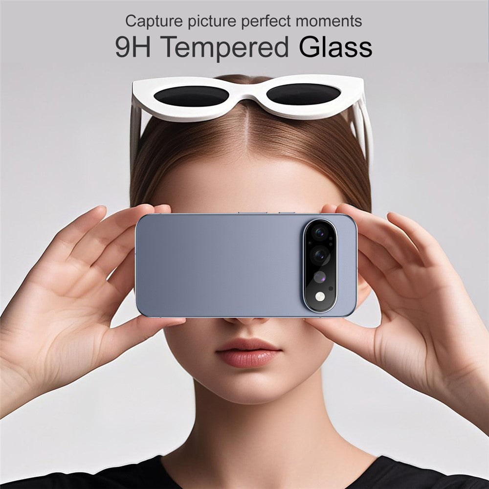 Pellicola protettiva per fotocamera posteriore Techsuit per Google Pixel 11 Pro, vetro temperato, nero