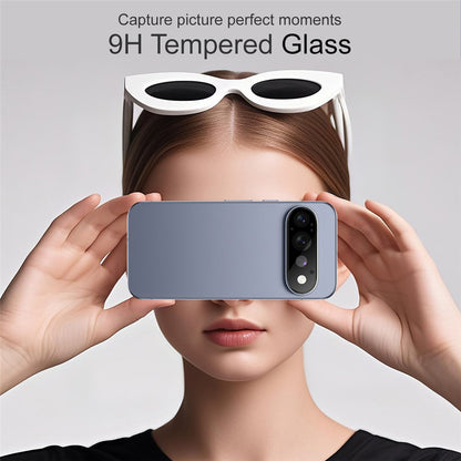 Pellicola protettiva per fotocamera posteriore Techsuit per Google Pixel 11 Pro, vetro temperato, nero