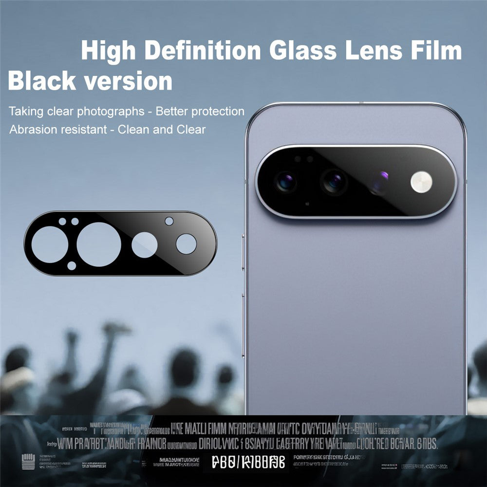 Pellicola protettiva per fotocamera posteriore Techsuit per Google Pixel 11 Pro, vetro temperato, nero