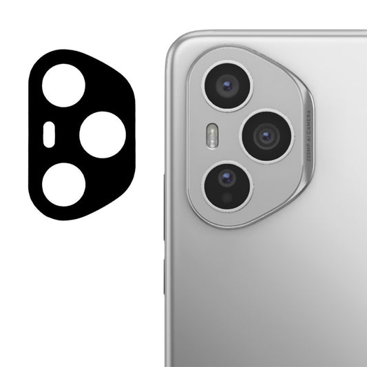 Pellicola protettiva per fotocamera posteriore Techsuit per Honor 400 Pro, vetro temperato, nero