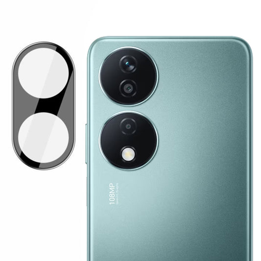 Pellicola protettiva per fotocamera posteriore Techsuit per Honor X7b 5G / 90 Smart / X7b 4G, vetro temperato, nero