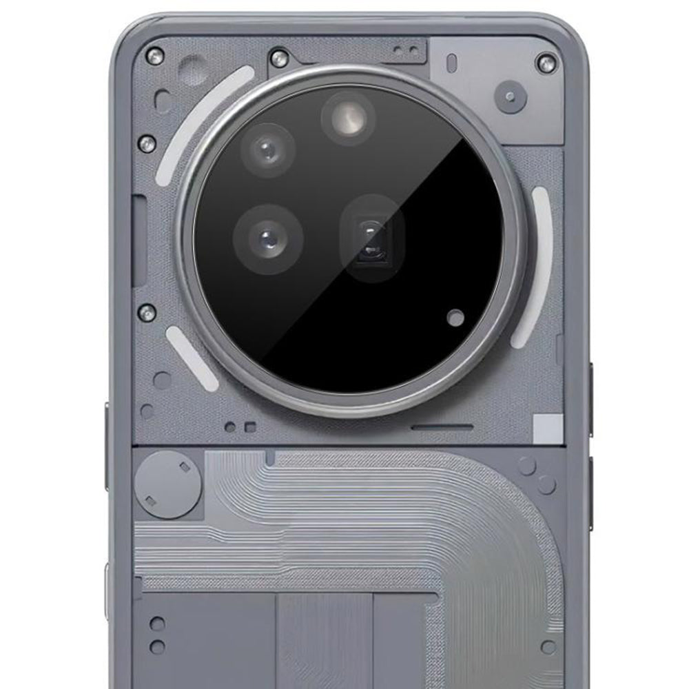 Pellicola protettiva per fotocamera posteriore Techsuit per Nothing Phone (3a) Pro, vetro temperato, nero
