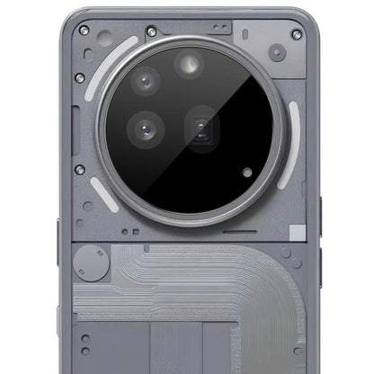 Pellicola protettiva per fotocamera posteriore Techsuit per Nothing Phone (3a) Pro, vetro temperato, nero