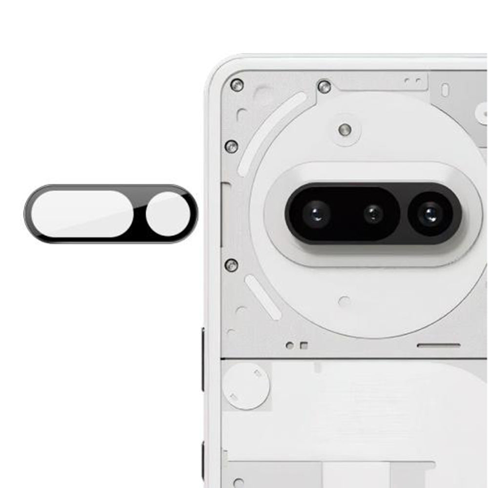 Pellicola protettiva per fotocamera posteriore Techsuit per Nothing Phone (3a), vetro temperato, nero