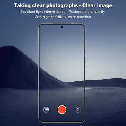 Pellicola protettiva per fotocamera posteriore Techsuit per OnePlus 13R, vetro temperato, nero