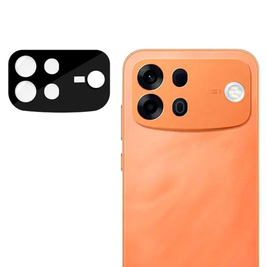 Pellicola protettiva per fotocamera posteriore Techsuit per Oppo A7 Pro Max, vetro temperato, nera