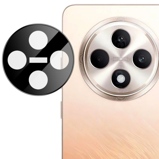 Pellicola protettiva per fotocamera posteriore Techsuit per Oppo Reno12 FS 5G / Reno12 FS 4G / Reno12 F 4G / Reno12 F, vetro temperato, nero