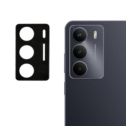 Pellicola protettiva per fotocamera posteriore Techsuit per Realme 14x, vetro temperato, nero