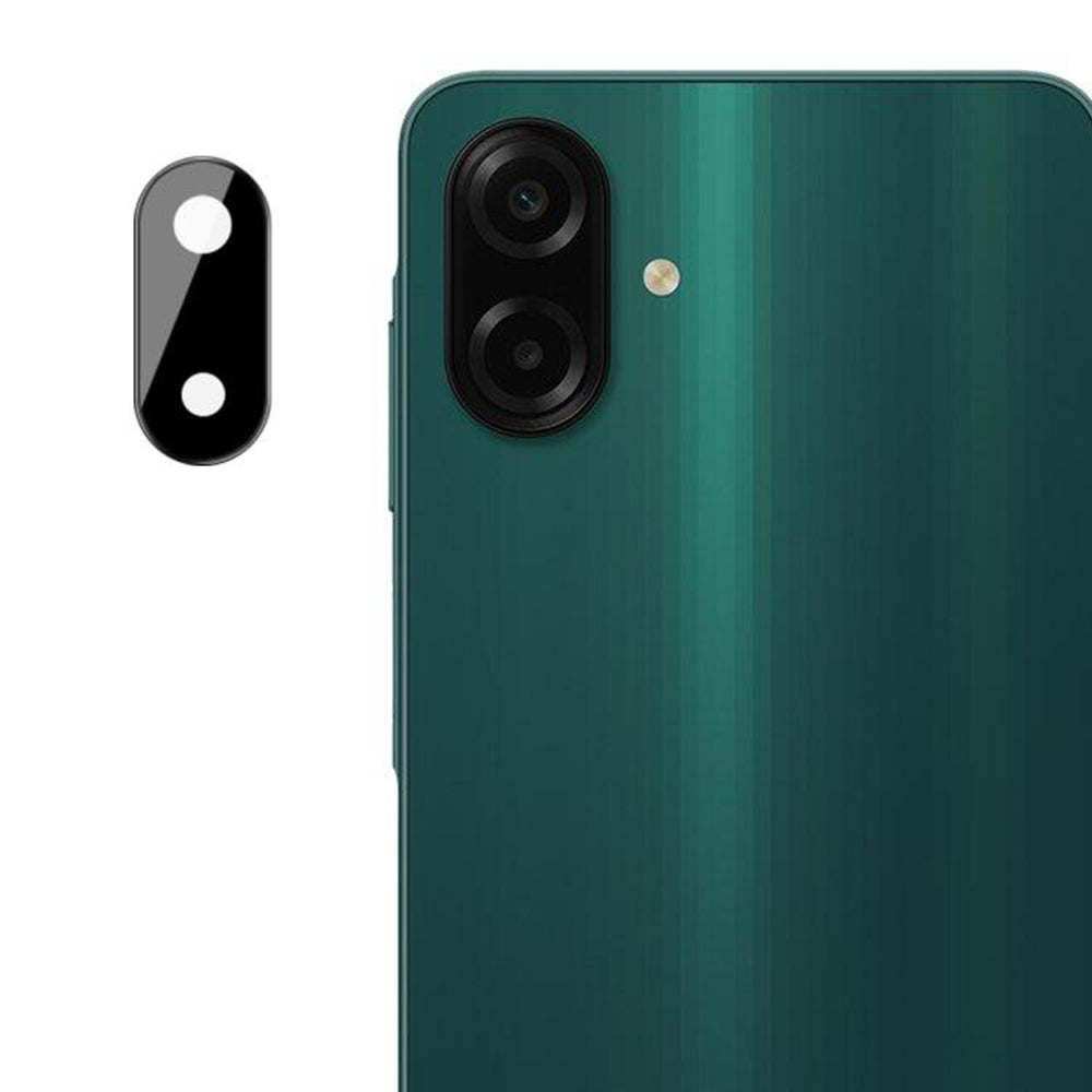 Pellicola protettiva per fotocamera posteriore Techsuit per Samsung Galaxy A07 4G A075, vetro temperato, nero