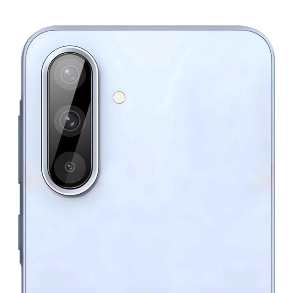 Pellicola protettiva per fotocamera posteriore Techsuit per Samsung Galaxy A36 A366, vetro temperato, nero