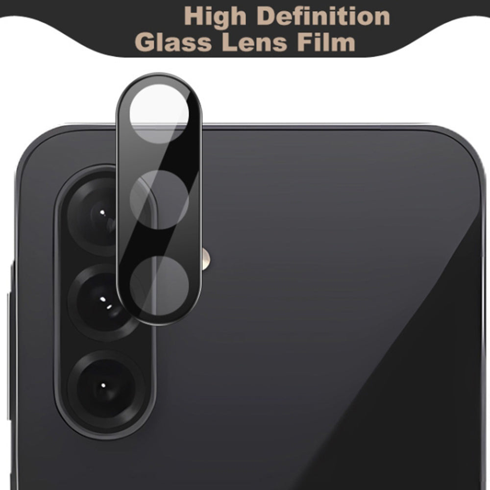 Pellicola protettiva Techsuit per la fotocamera posteriore del Samsung Galaxy A57 5G, Vetro Temperato, Nero