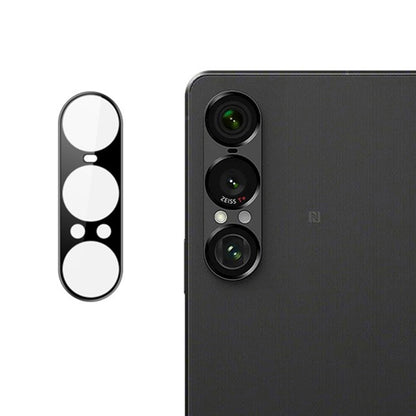 Pellicola protettiva per fotocamera posteriore Techsuit per Sony Xperia 1 VII, vetro temperato, nero