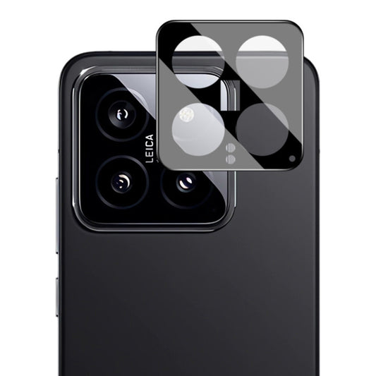 Pellicola protettiva per fotocamera posteriore Techsuit per Xiaomi 14, vetro temperato, nero