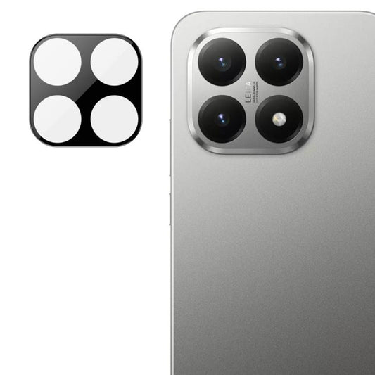 Pellicola protettiva per fotocamera posteriore Techsuit per Xiaomi 15T, vetro temperato, nero