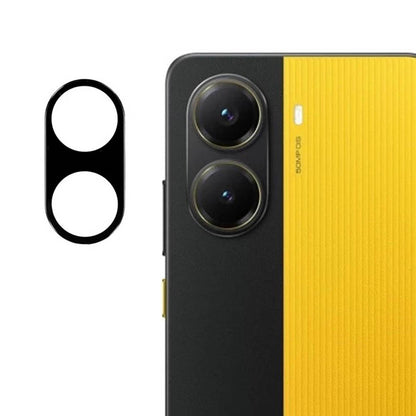 Pellicola protettiva per fotocamera posteriore Techsuit per Xiaomi Poco X7 Pro, vetro temperato, nero