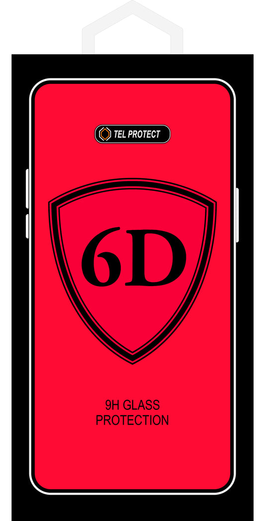 Pellicola protettiva schermo OEM per Samsung Galaxy A51 5G A516 / A51 A515, Vetro temperato, Full Glue, 6D, Nero