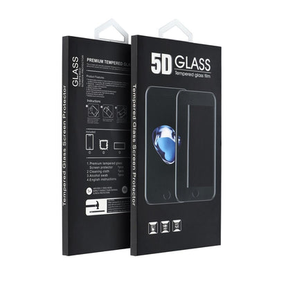 Pellicola protettiva per schermo OEM per Xiaomi Redmi Note 14S, Vetro temperato, Full Glue, 5D, Nero