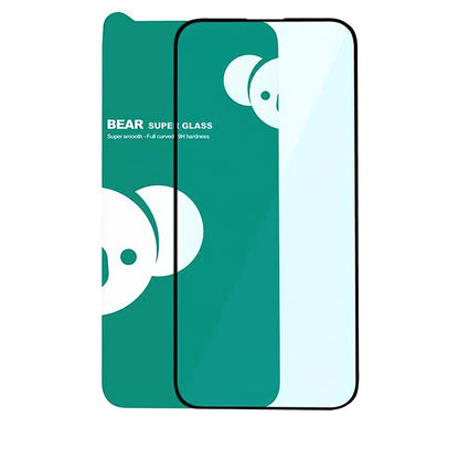 Pellicola Protettiva Schermo Bear Super Hard per Apple iPhone 17, Vetro Temperato, Full Glue, 3D, Nero