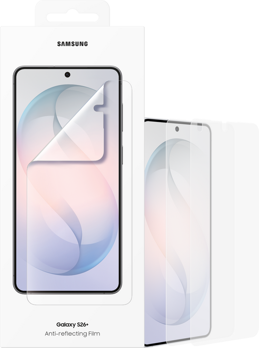 Pellicola protettiva Schermo Anti-riflesso per Samsung Galaxy S26 Plus S947, Plastica, Set 2 pezzi EF-US947CTEGWW