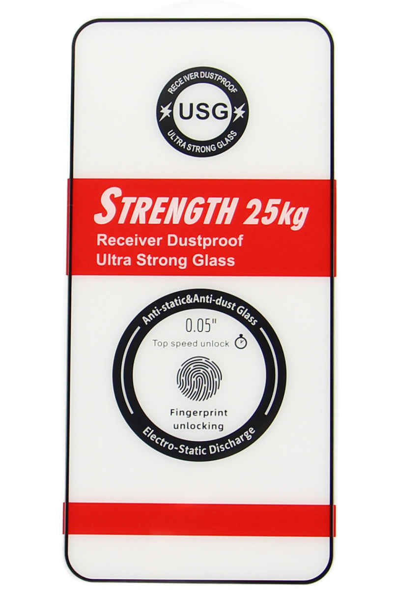 Pellicola protettiva per schermo OEM Ultra Strong 25KG per Samsung Galaxy S26 Ultra S948, Vetro Temperato, Full Glue, 2.5D, Nero