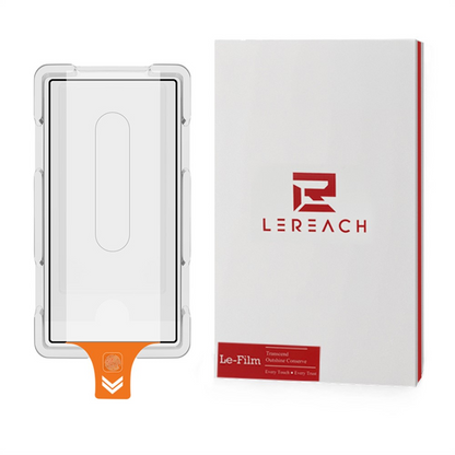 Pellicola protettiva per schermo esterno Lereach per Samsung Galaxy Z Fold8 Ultra F976 / Z Fold7 F966, vetro temperato, Full Glue, nero