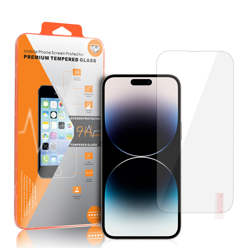 Pellicola protettiva schermo OEM Orange per Apple iPhone 18 Pro Max / 17 Pro Max / 16 Pro Max, Vetro temperato, Full Glue