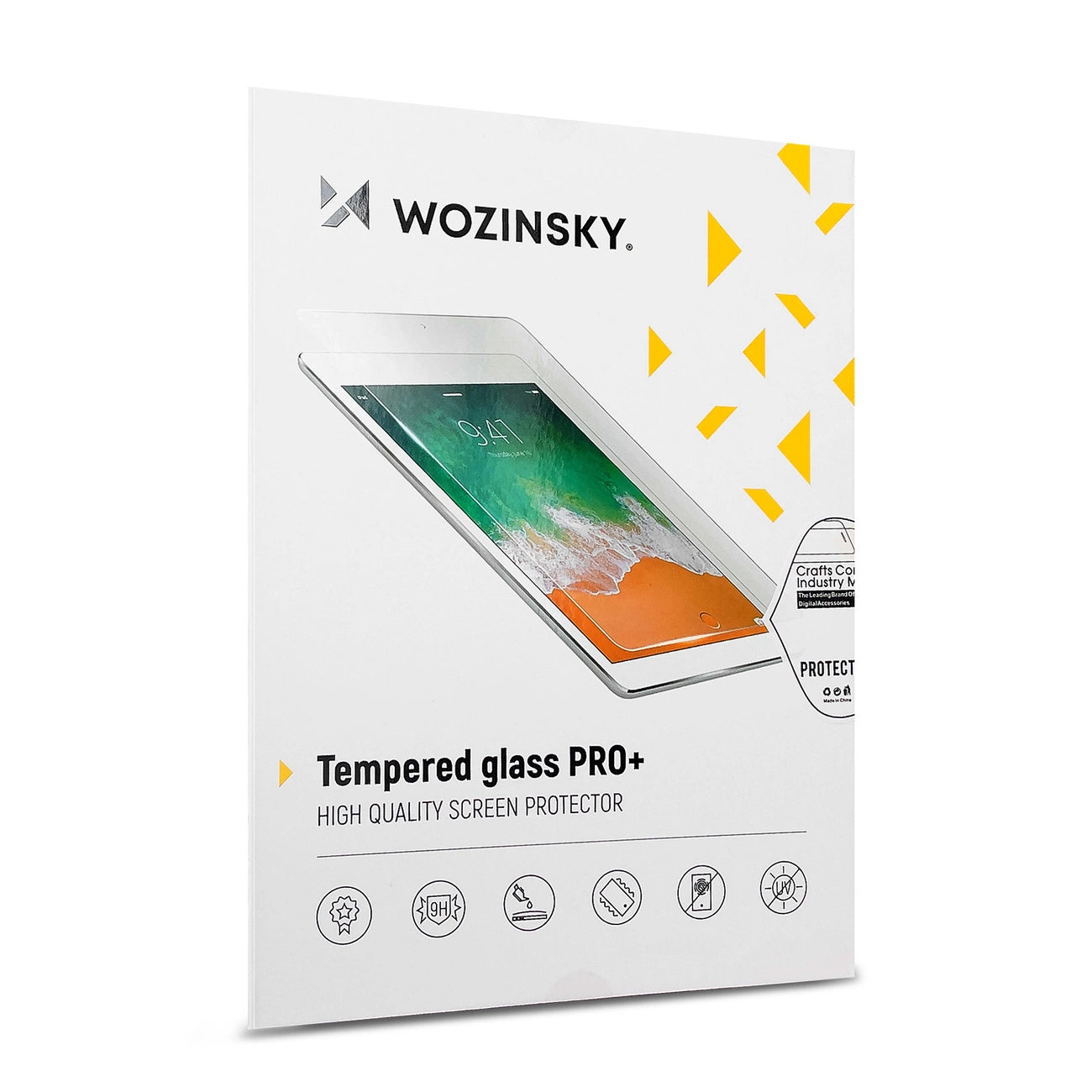 Pellicola protettiva per schermo WZK per Apple iPad Air 11 (2026) / Air 11 (2025), Vetro temperato, Full Glue