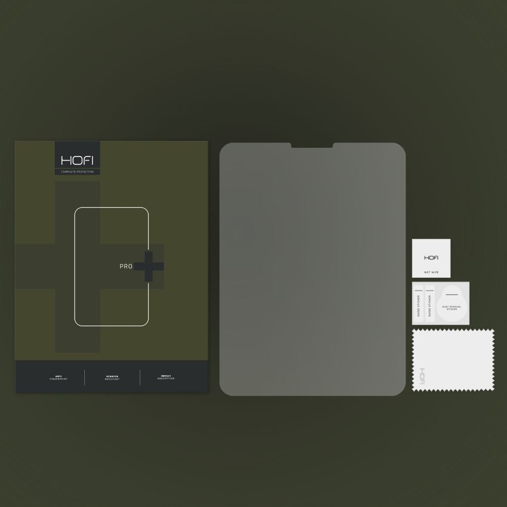 Pellicola protettiva per schermo HOFI PRO+ per Apple iPad Air (2022) / Air (2020), Vetro temperato, Full Glue, HOFI040