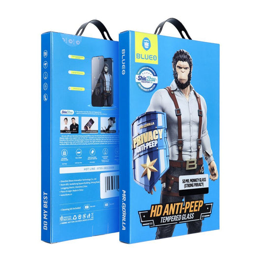 Pellicola Protettiva Schermo Privacy Blueo per Samsung Galaxy S25 Ultra S938, Vetro Temperato, Full Glue, 5D