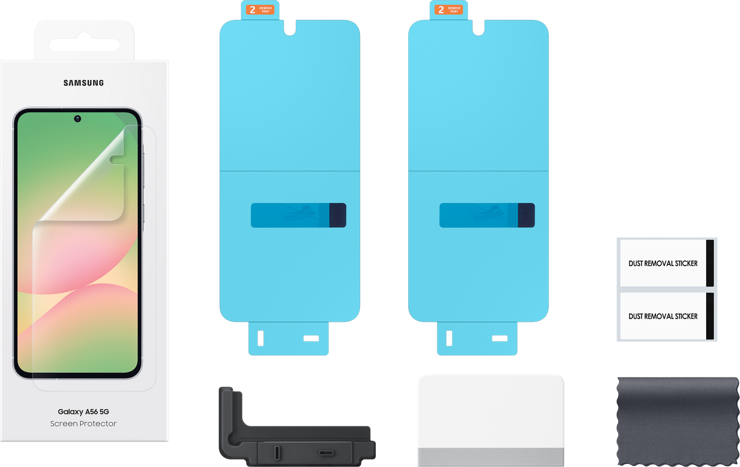 Pellicola protettiva per schermo per Samsung Galaxy A56 A566, plastica, set da 2 pezzi EF-UA566CTEGWW
