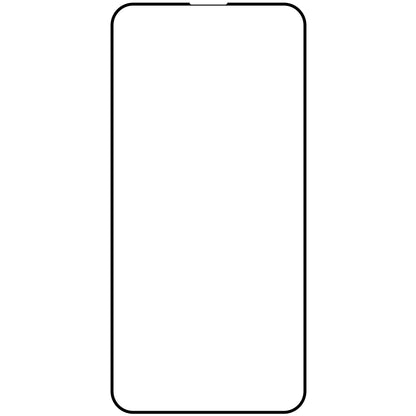 Pellicola protettiva per schermo OEM per Apple iPhone 15 Pro, Vetro temperato, Full Glue, Set da 10 pezzi, 9D, Nero