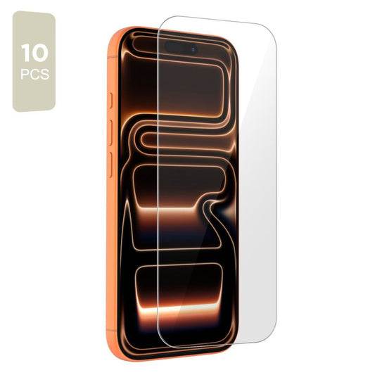 Pellicola protettiva schermo Tech-Protect per Apple iPhone 17 Pro / 17 / 16 Pro, Vetro Temperato, Full Glue, Set 10 pezzi