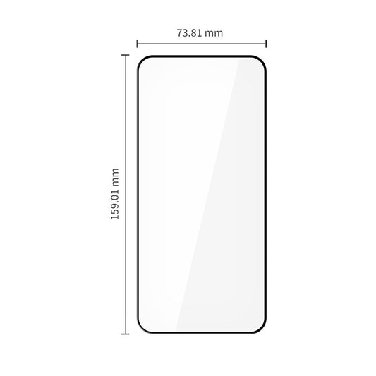 Pellicola protettiva schermo Tech-Protect FIT+ per Xiaomi Redmi Note 15 Pro 5G, Vetro Temperato, Full Glue, Set 2 pezzi, 2.5D, Nera