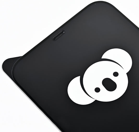 Pellicola protettiva per schermo Bear HD per Apple iPhone 17 Pro Max, Vetro temperato, Full Glue, Nero