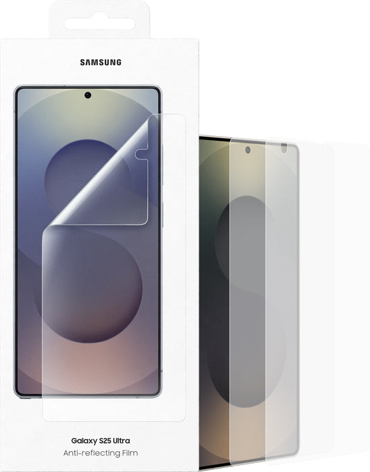 Pellicola protettiva Schermo Anti-riflesso per Samsung Galaxy S25 Ultra S938, Plastica, Set 2 pezzi EF-US938CTEGWW