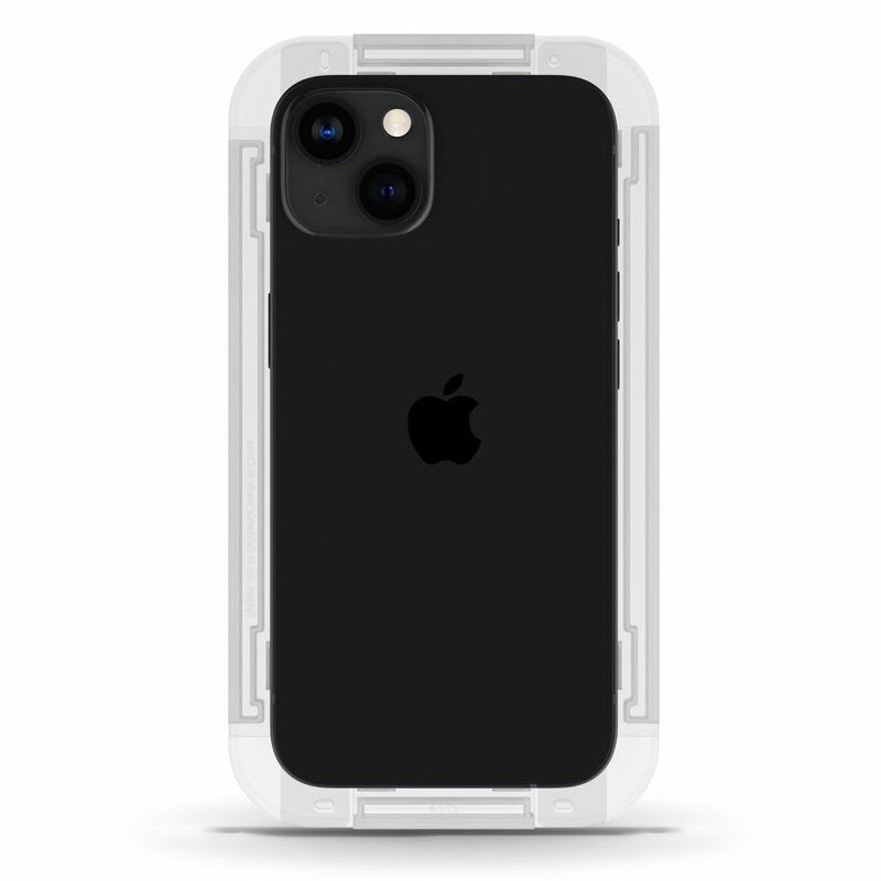 Pellicola Protettiva Schermo Spigen GlastR EZ FIT per Apple iPhone 17e / 16e / 14 / 13 Pro, Vetro Temperato, Full Glue, Set 2 pezzi AGL03385