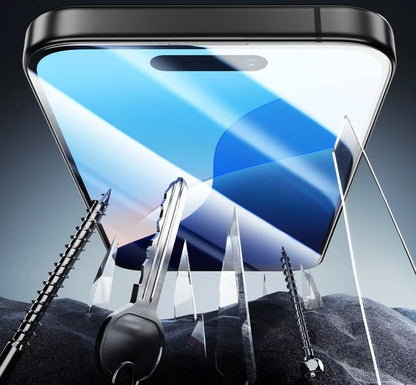 Pellicola Protettiva Schermo ESR Armorite per Apple iPhone 16, Vetro Temperato, Full Glue, Nera