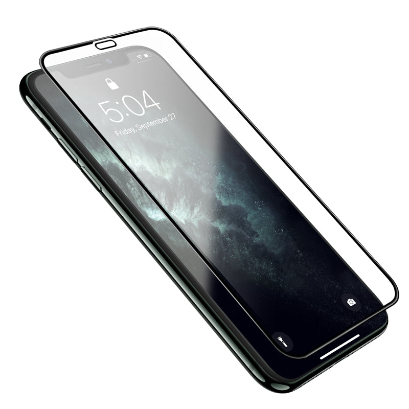 Pellicola Protettiva Schermo HOCO G16 per Apple iPhone XS / X, Vetro Temperato, Full Glue, 5D, Nera