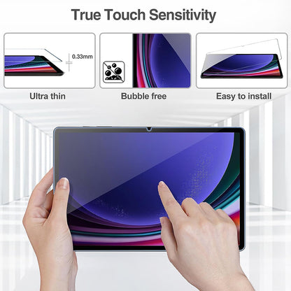 Pellicola protettiva per schermo Lito Classic per Samsung Galaxy Tab S9 FE / Tab S9, Vetro temperato, Full Glue, 2.5D