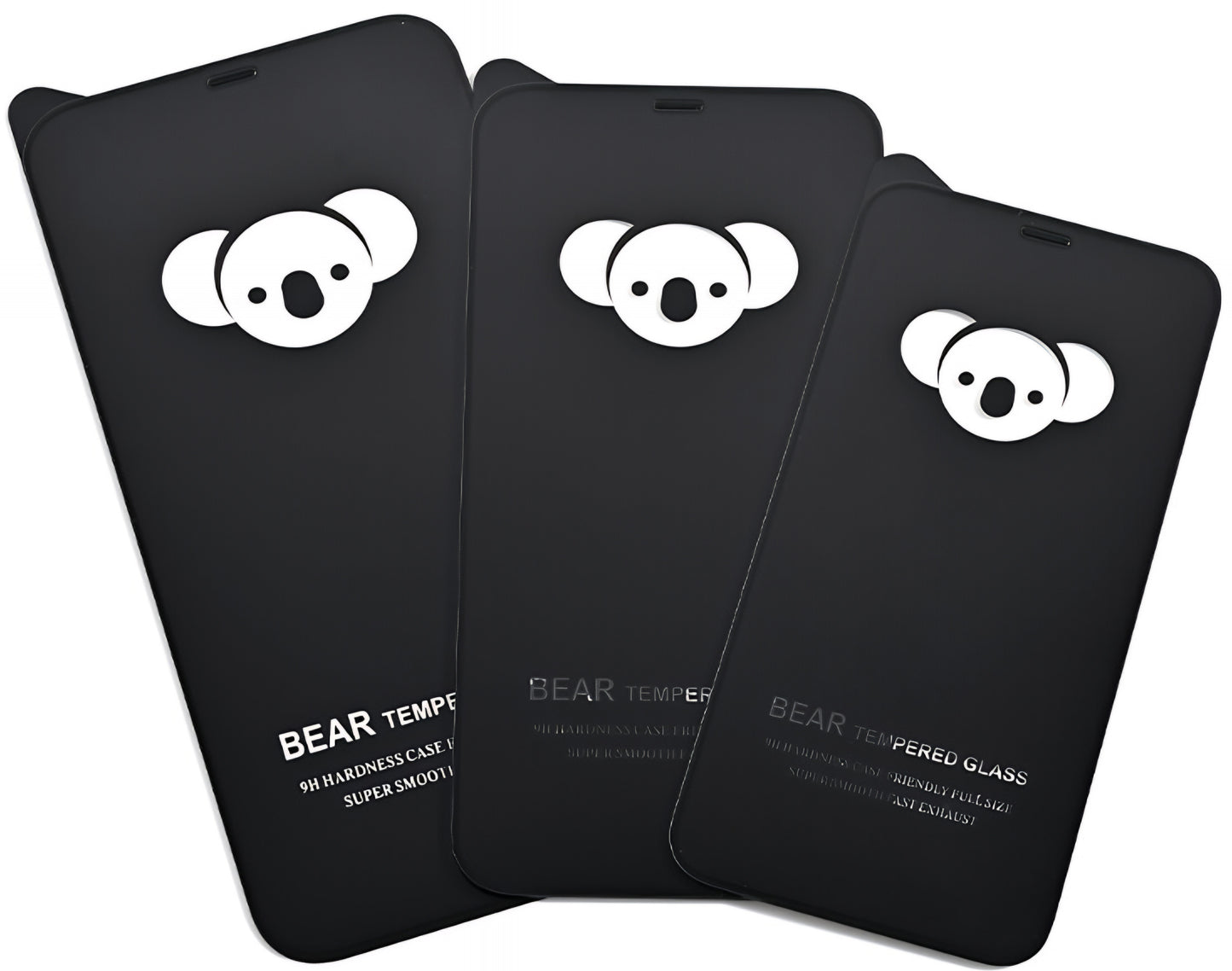 Pellicola protettiva per schermo Bear HD per Apple iPhone 17 Air, Vetro temperato, Full Glue, Nero