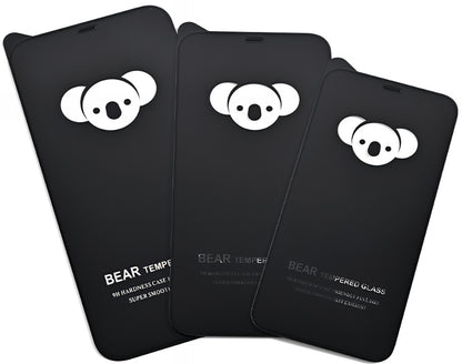 Pellicola protettiva per schermo Bear HD per Apple iPhone 17 Air, Vetro temperato, Full Glue, Nero