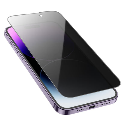 Pellicola Protettiva Schermo Privacy HOCO G15 per Apple iPhone 14 Pro Max, Vetro Temperato, Full Glue, 5D